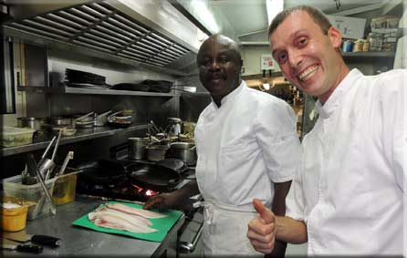 Chef Wilfred and Sous-chef Bruno